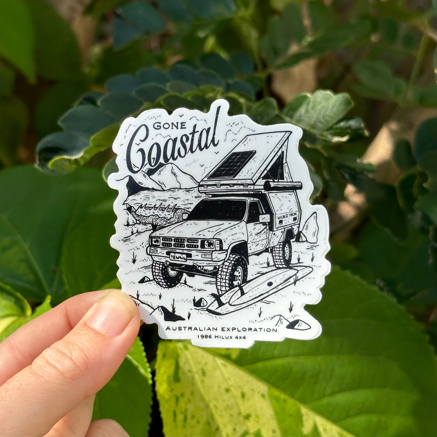 Gone Coastal Sticker